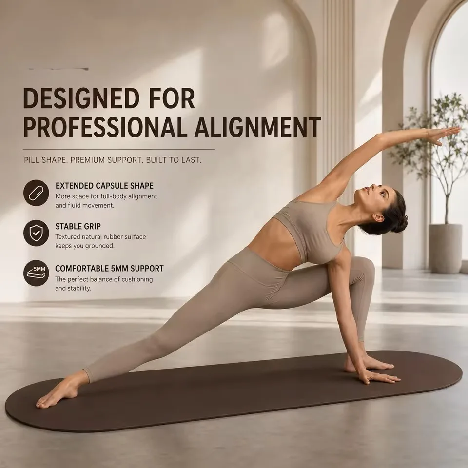 Polyvinyl Chloride Capsule-style Yoga Mat