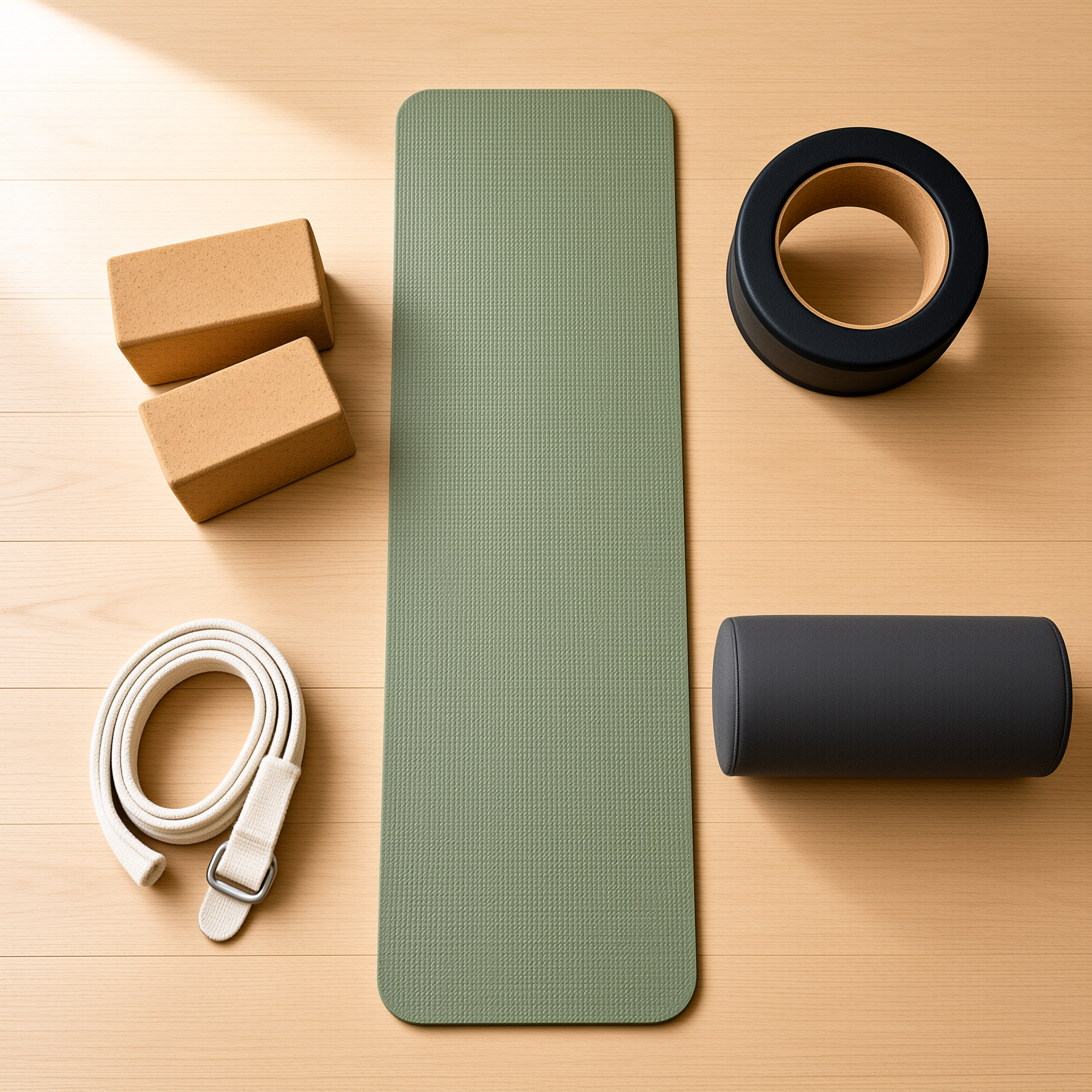 Yoga-Ausrüstungs-Guide: 8 essenzielle Hilfsmittel für die Praxis (2026)