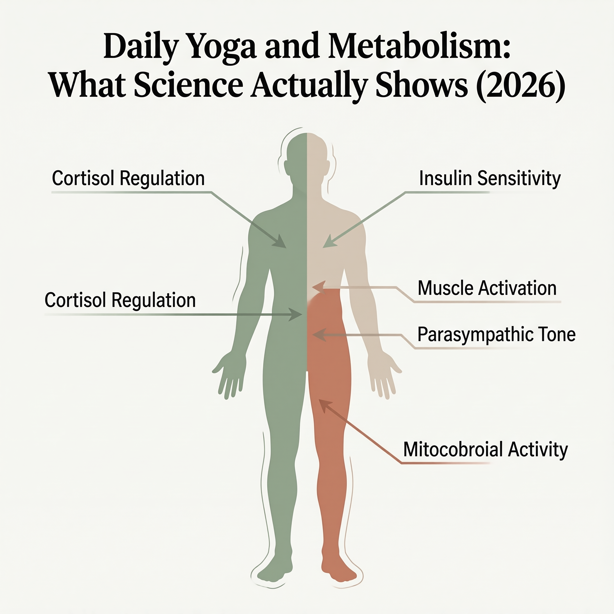 Tägliches Yoga und Stoffwechsel: Was die Wissenschaft tatsächlich zeigt (2026)