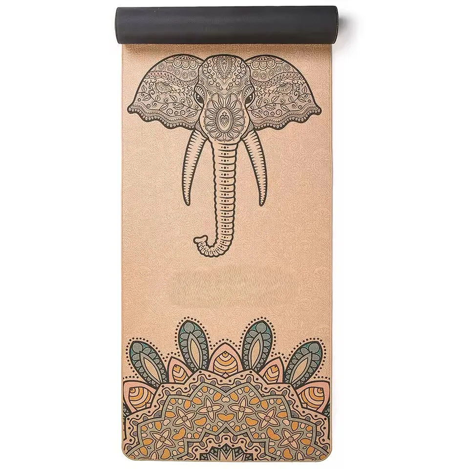 Natural Rubber Yoga Mat Custom Print